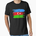 Azerbaijan Gift Country Flag Patriotic Travel Shirt Europe Light by threadsmonkey