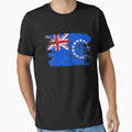 Cook Islands Shirt Gift Country Flag Patriotic Travel Oceania Light by threadsmonkey