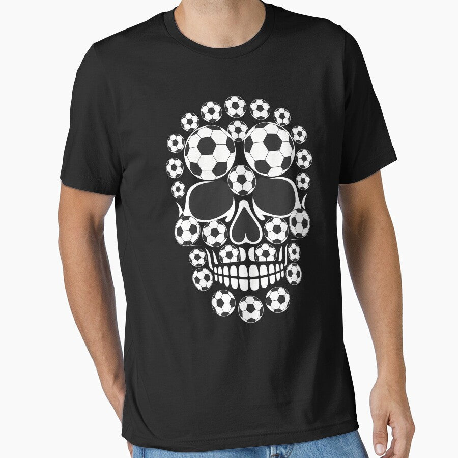 Soccer Ball Skull Skeleton Costume Cool Sport Halloween by Idarmotar