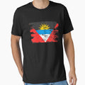 Antigua Barbuda Flag Gift Country Patriotic Travel Shirt Americas Light by threadsmonkey