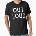 Out Loud Bold Typography Minimalist Text Design by Expressiony.com