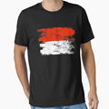 Monaco Gift Country Flag Patriotic Travel Shirt Europe Light by threadsmonkey