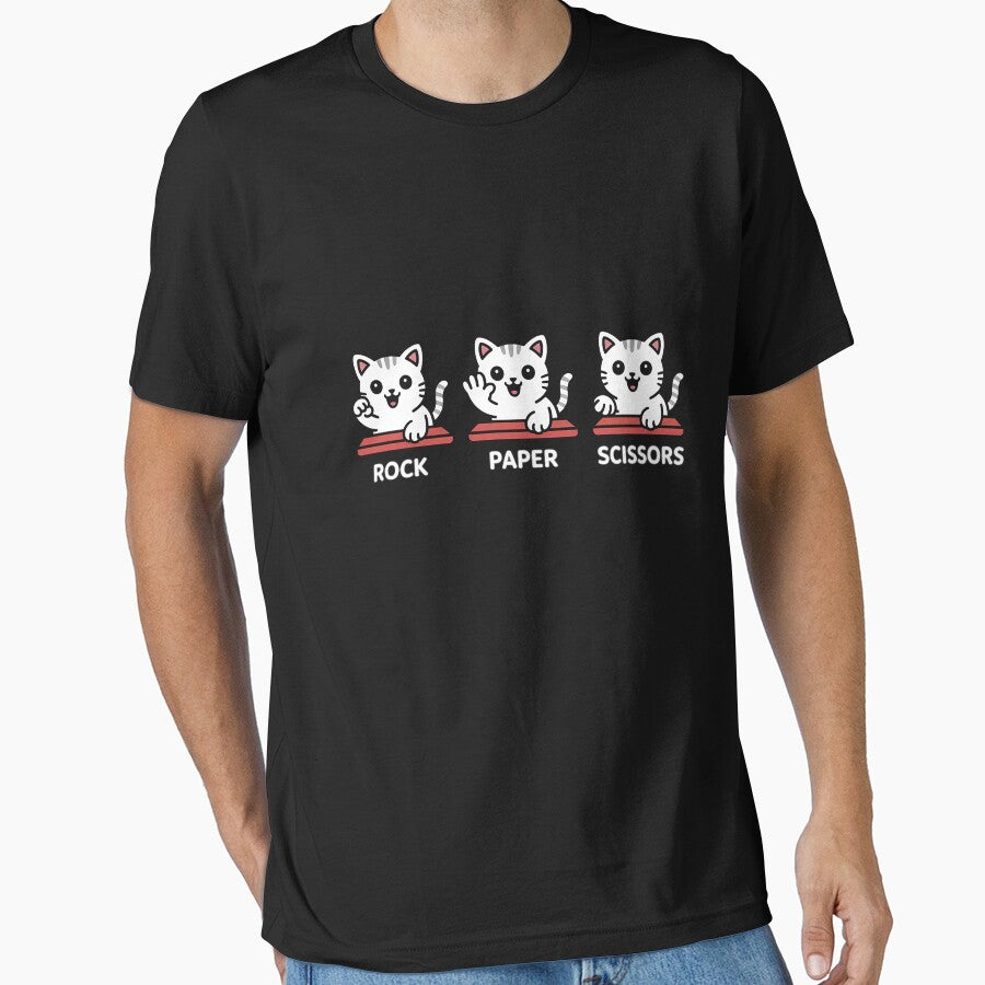 Cat Rock Paper Scissors Cute Cat Paws Cat Kitty Lover by Viepenny