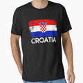 Croatian Flag Design | Vintage Made In Croatia Gift by melsens