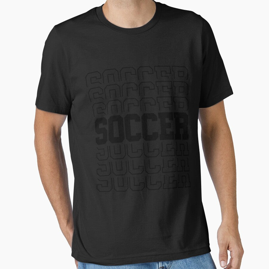 Soccer Typography Design Classic T-Shirt by baileyhodg