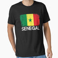 Senegalese Flag Design | Vintage Made In Senegal Gift by melsens