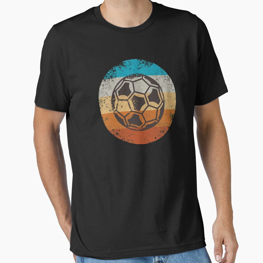 Vintage Sunset Soccer Ball by kraftyesstonian