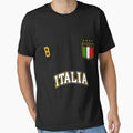 Italia Team Sports Number 8 Soccer Italian Flag by jennifer1el8527