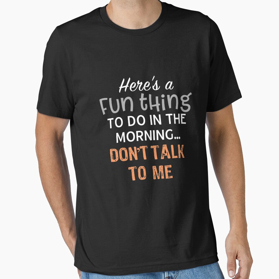 Fun thing in the morning don't talk to me gift for geek by LGamble12345