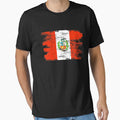 Peru Flag Gift Country Patriotic Travel Shirt Americas Light by threadsmonkey