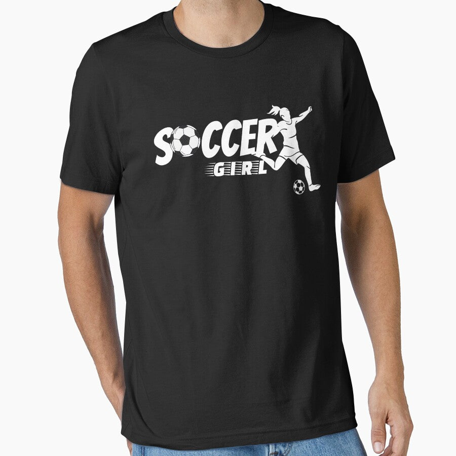 Soccer Girl Shirt by biwdrawing