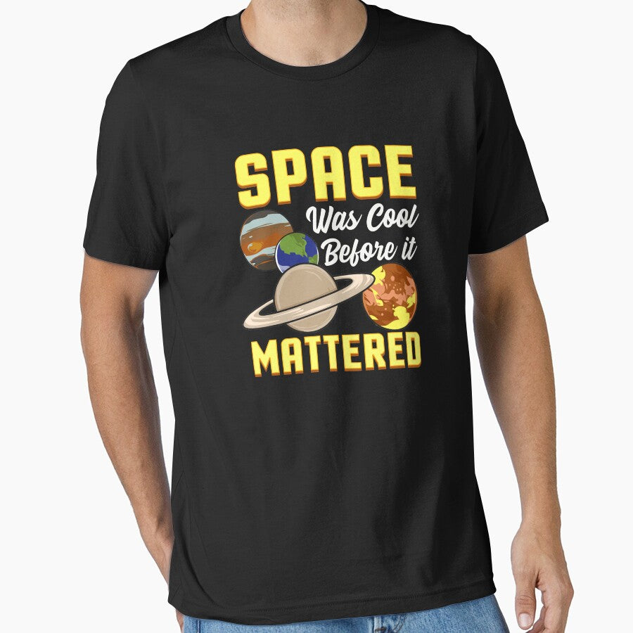 Cute & Funny Space Was Cool Before It Mattered Pun by perfectpresents