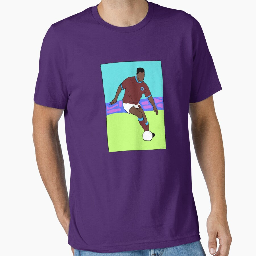 God on the Ball - Paul McGrath by Melty Shirts