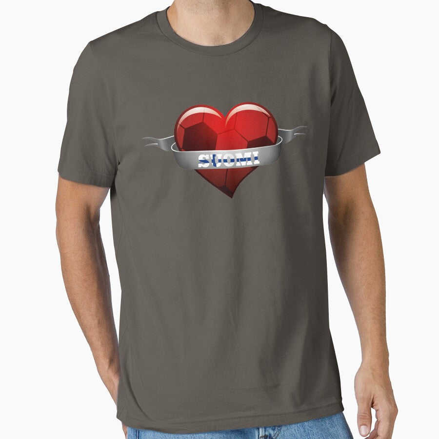 Suomi Finland soccer heart by MarlowLoom