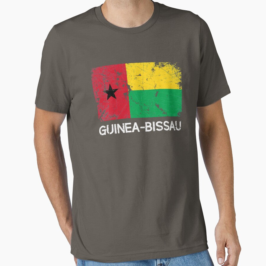 Flag Design | Vintage Made In Guinea-Bissau Gift by melsens