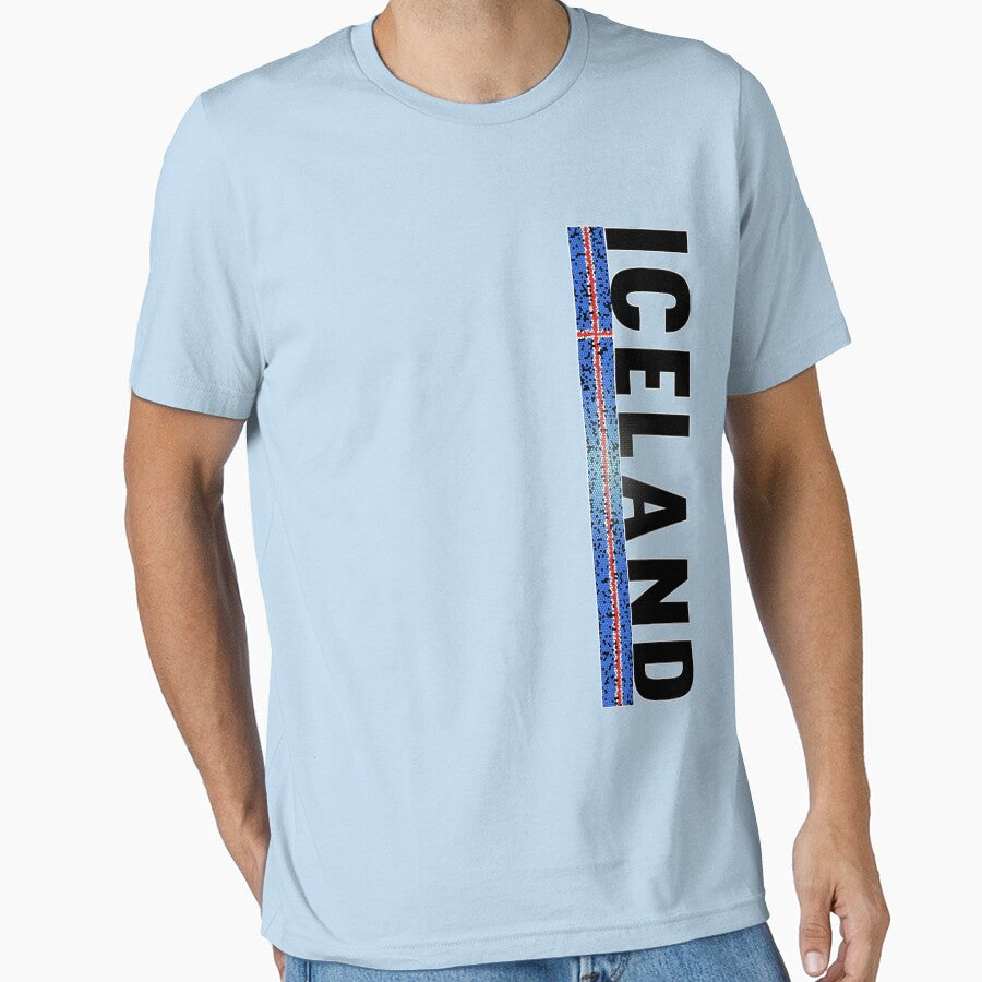 Iceland National Flag Jersey Style Original by merchhost