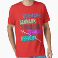 Denmark Retro 80s Neon Look Style by merchhost
