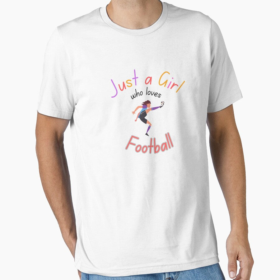 Love Football Soccer shirt gift for daughter, mom, girlfriend by dave-elf