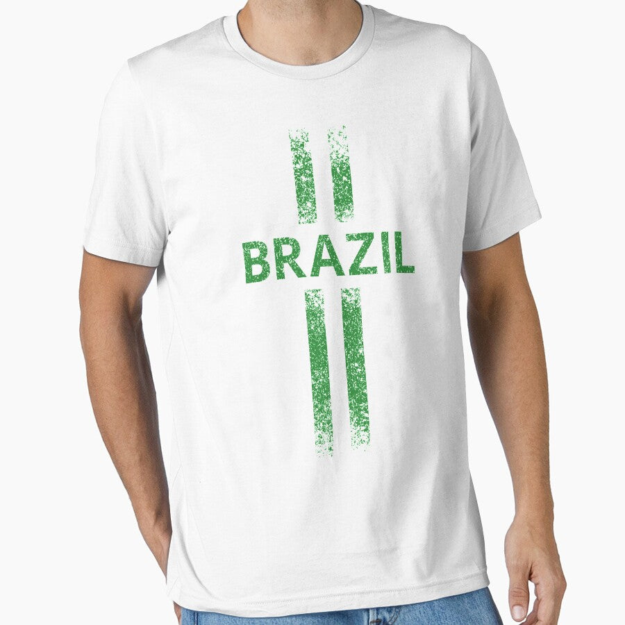 Brazil Retro Yellow Soccer by kraftyesstonian