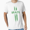 Brazil Retro Yellow Soccer by kraftyesstonian