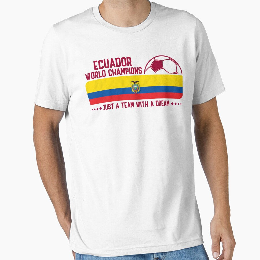 Ecuador Football Team for Soccer Lovers and Football Fans by Dexter Freeman