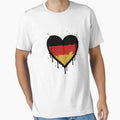 Germany Heart – Grunge Flag Design by nkhookysun