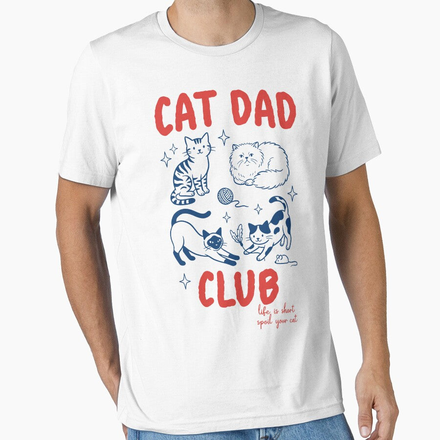 Cat Dad Club Funny Cat Lover by anselmnacht