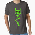 Halloween-Dabbing Skeleton Green Soccer T Shirt Halloween Costume Skull Funny Scary Gift by Al Collections