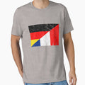 Distressed Germany France Flag by Carl's Clothing