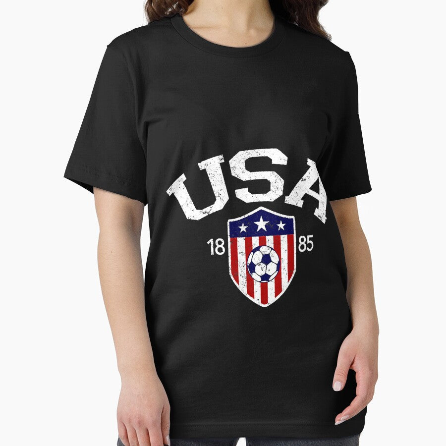 Vintage Usa Soccer Football Soccer Classic T-Shirt by stewaales6