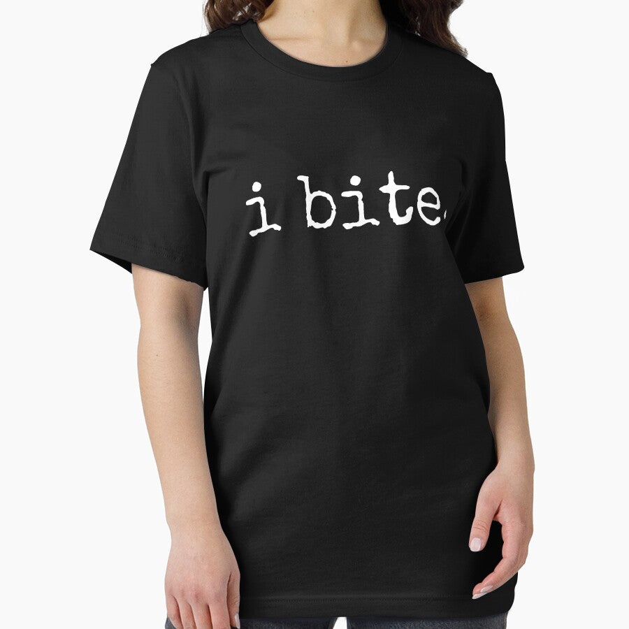 I Bite Shirt Sarcastic Humor by MutzelArts