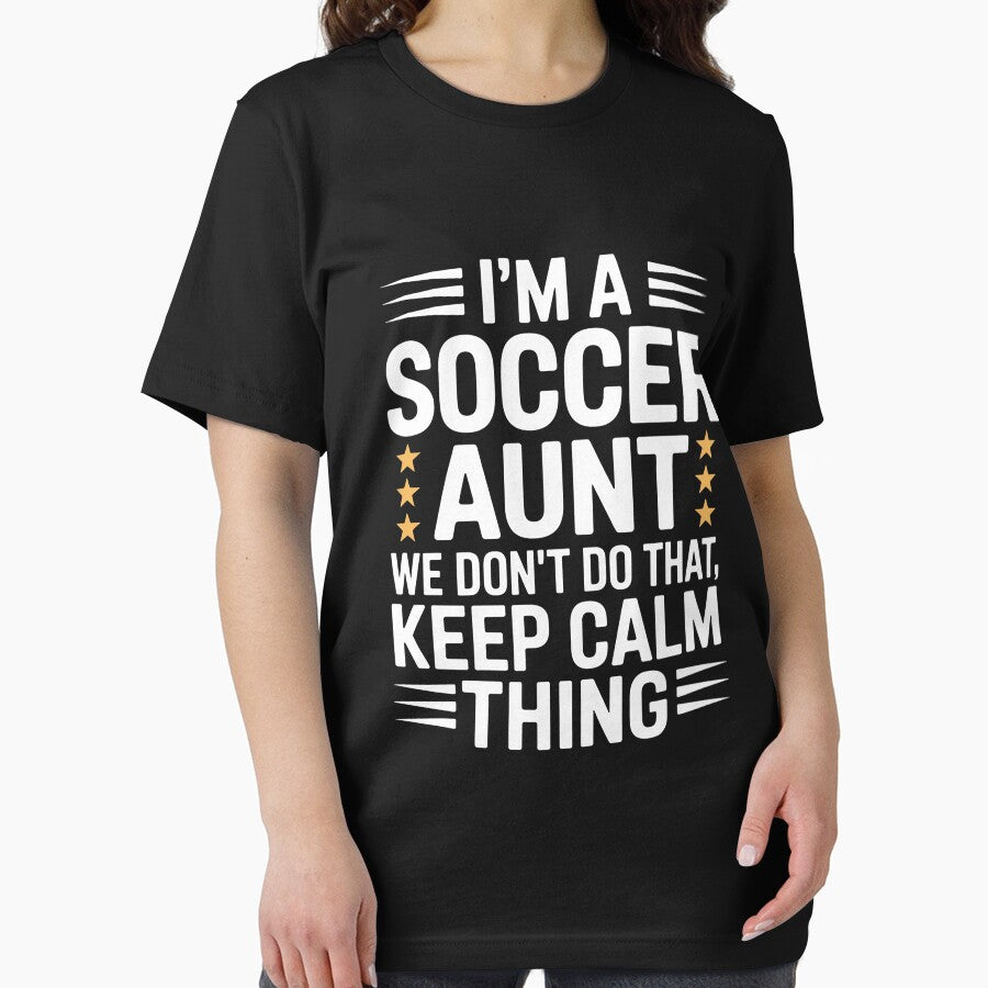 Keep Calm Soccer Aunt Aunts Auntie Gifts by GalaFunny