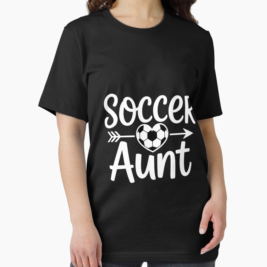 Soccer Aunt Heart Sport Lover Auntie Mother's Day by JonathalIngham