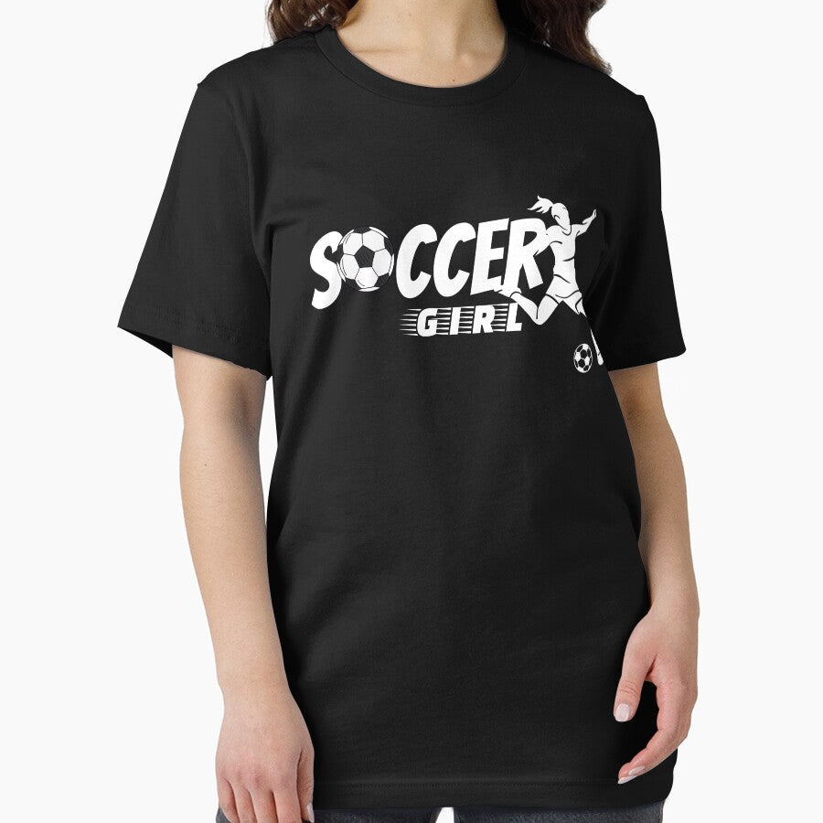 Soccer Girl Shirt by biwdrawing
