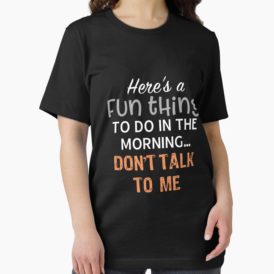 Fun thing in the morning don't talk to me gift for geek by LGamble12345