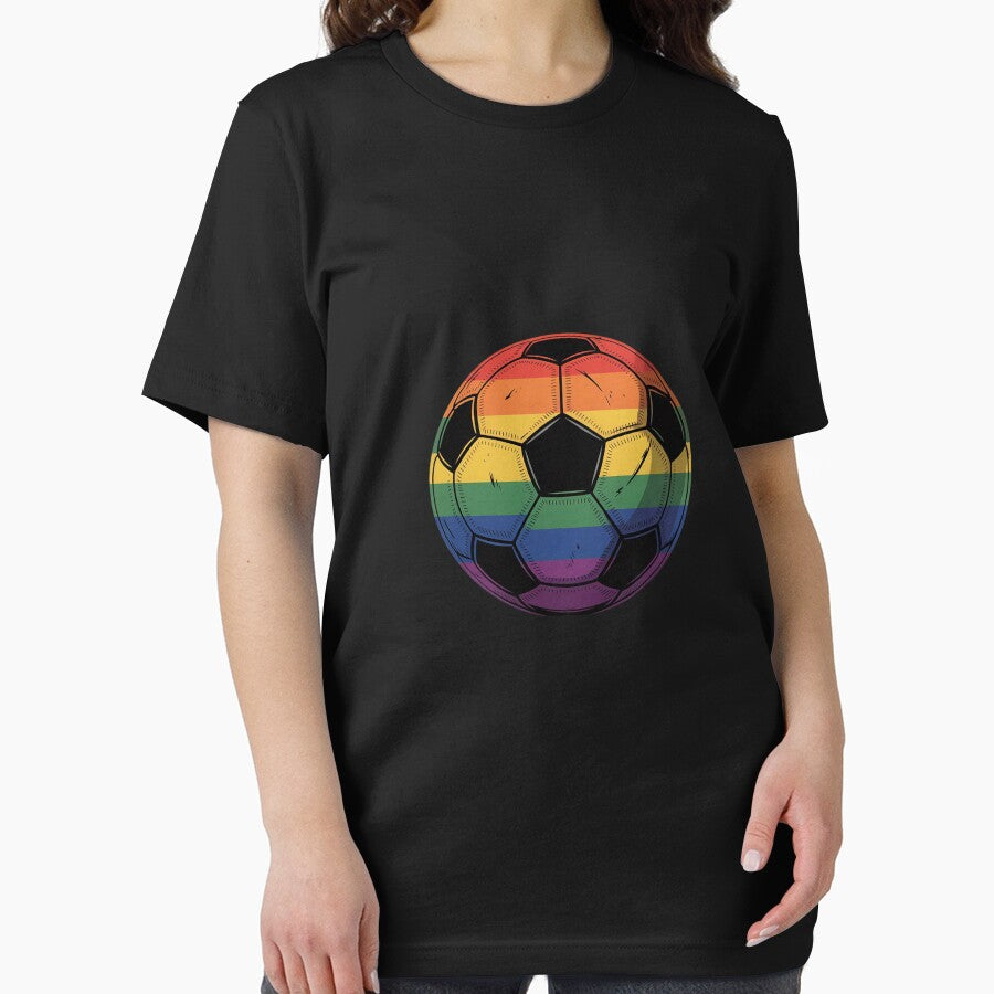 Gay Pride Soccer Rainbow Flag Lgbtq Football by SnackPAC