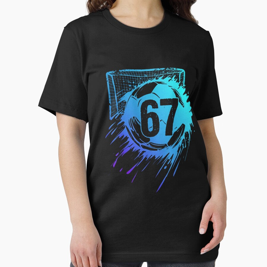 Grunge Soccer 67 Six Seven Splash Shirt by LashondaGreen89