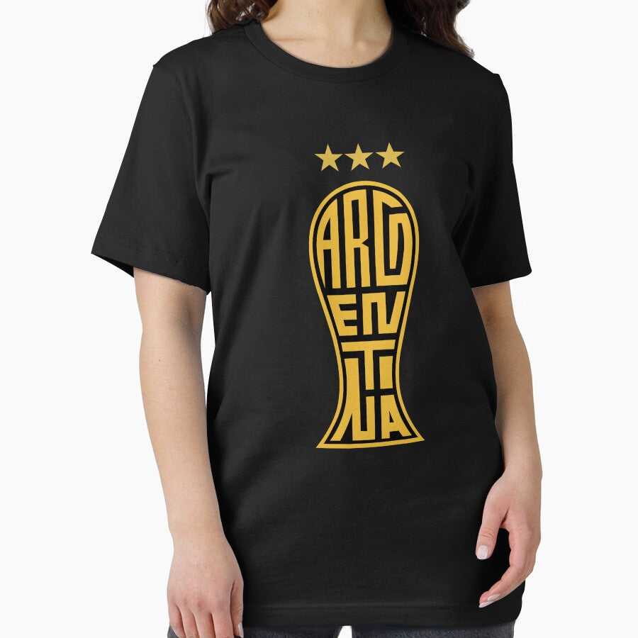 Trophy Typography ARG 22 Football by LanaIllust