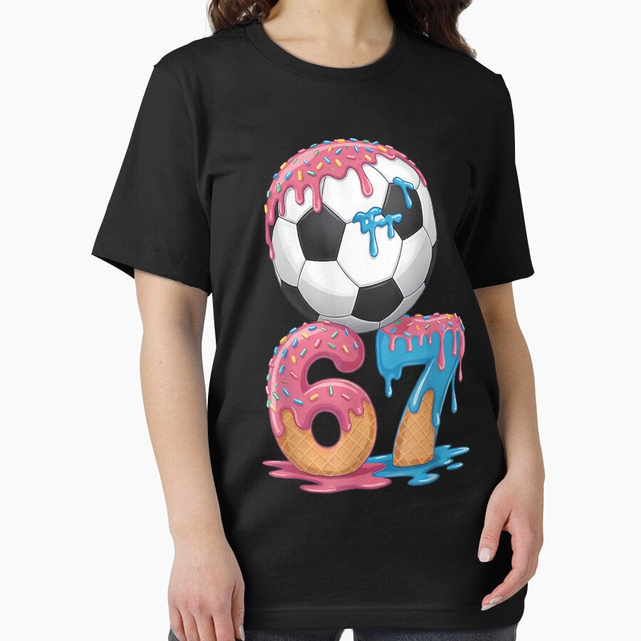 Soccer Drip Number 67 Boys Soccer Player 67 by rael-arts