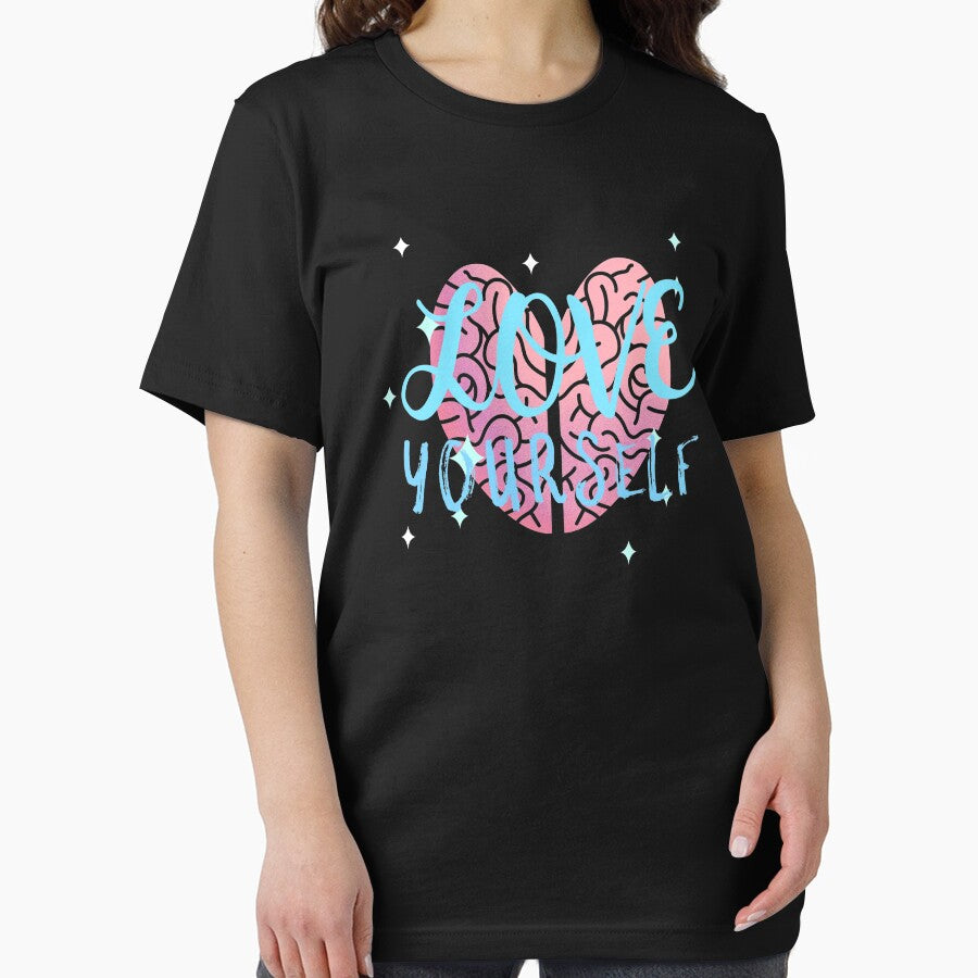 Love Yourself - Sparkling Heart Self Care Reminder by jacks-tees