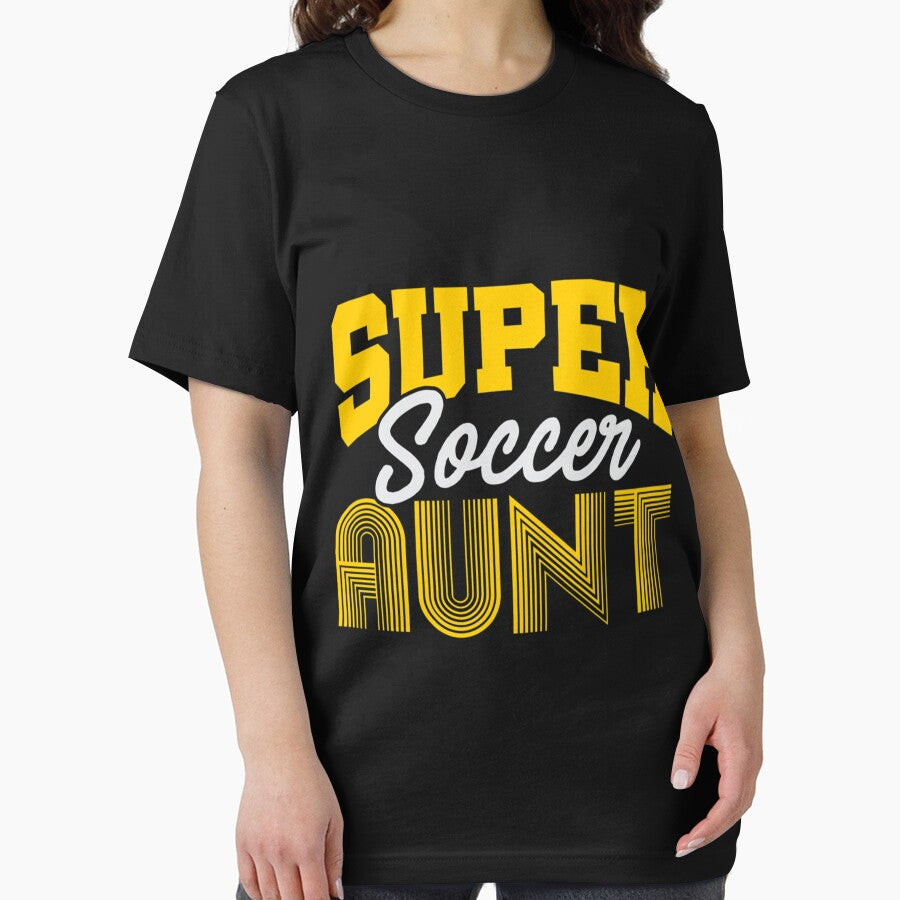 Super Soccer Aunt Fitted Scoop T-Shirt by amiyacunni