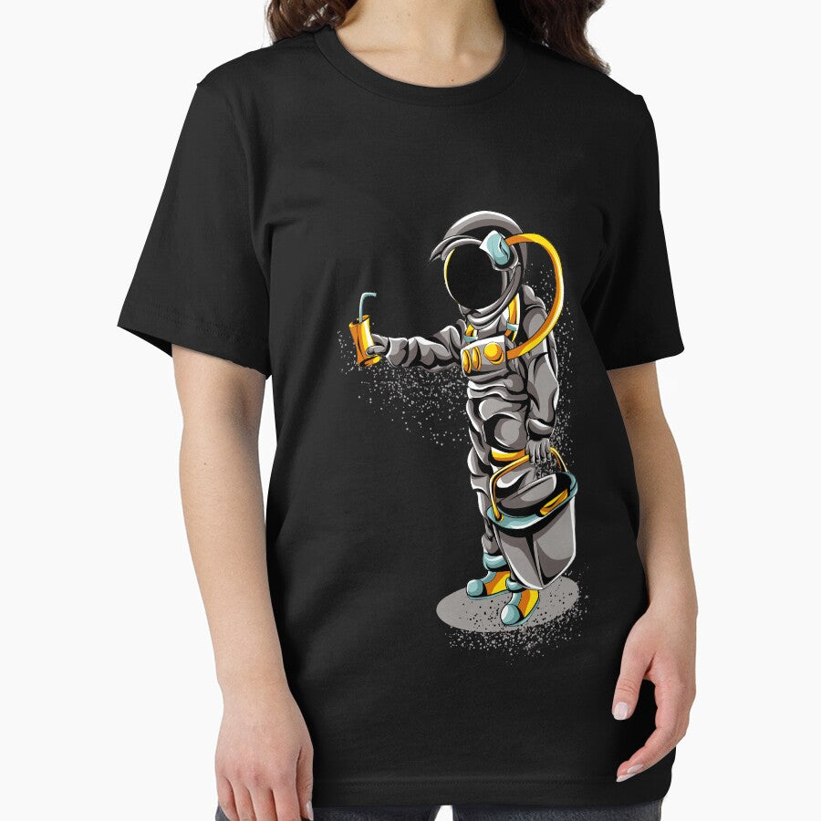 astronaut selling drinks in space by buzwin