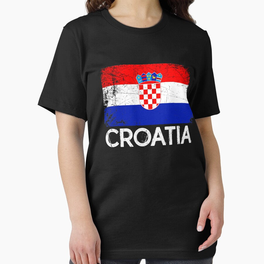 Croatian Flag Design | Vintage Made In Croatia Gift by melsens