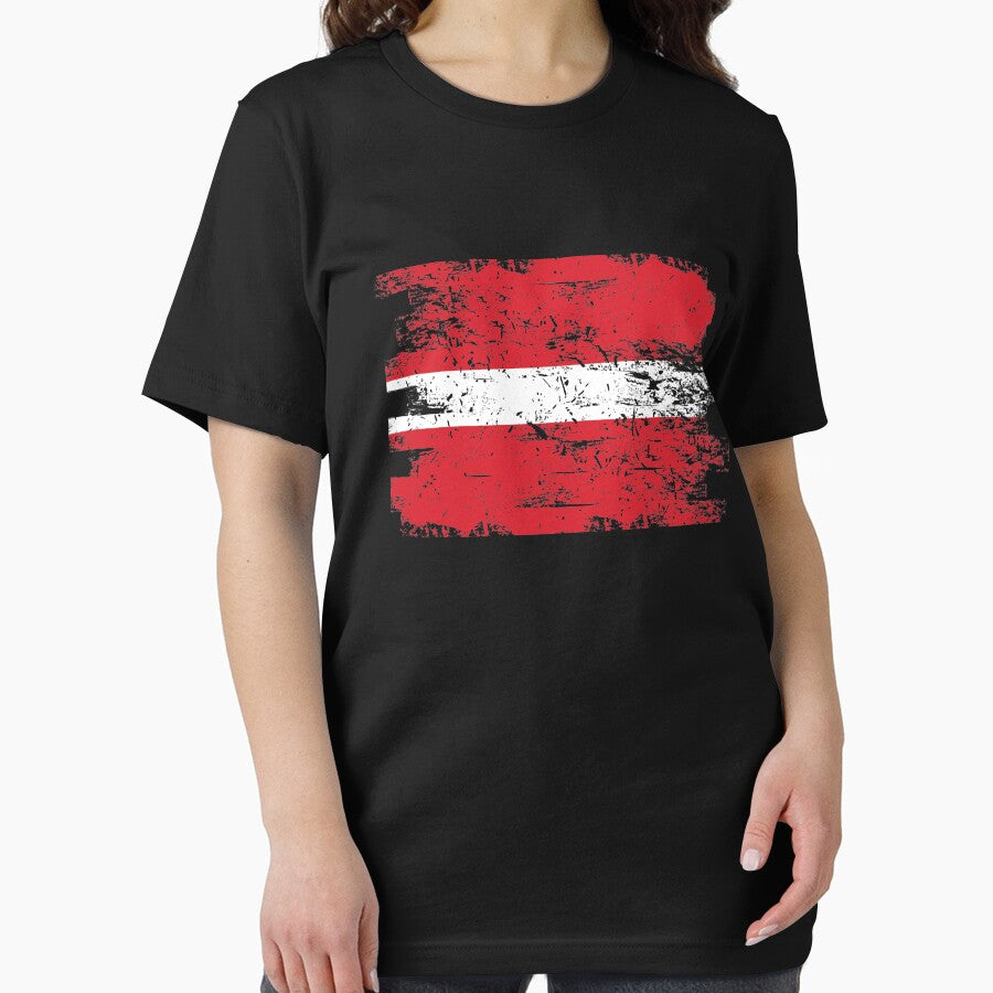 Latvia Gift Country Flag Patriotic Travel Shirt Europe Light by threadsmonkey