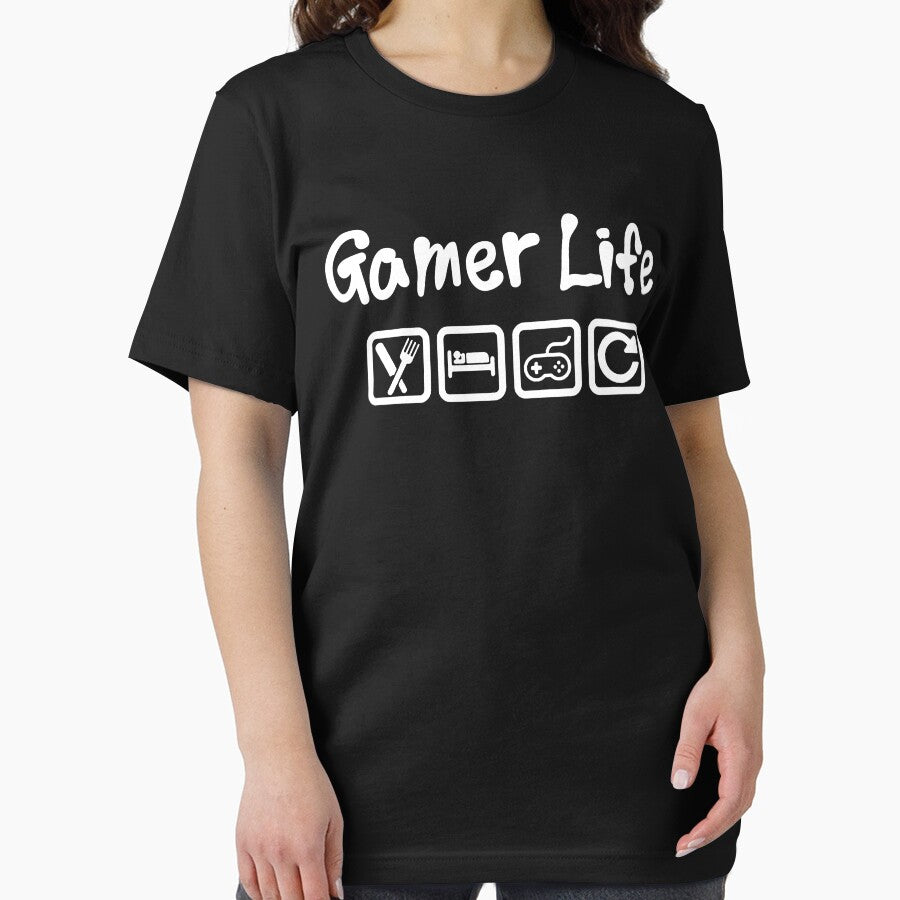GAMER LIFE - EAT SLEEP GAME REPEAT by ShirtWreck