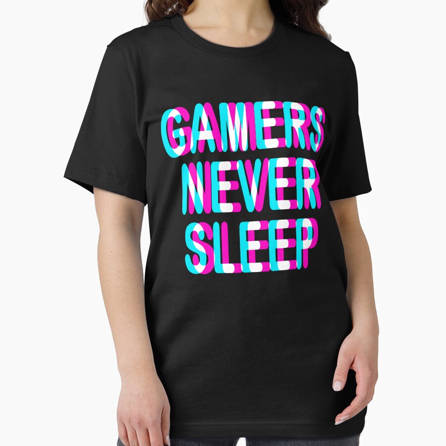 GAMING - GAMERS NEVER SLEEP - TRIPPY 3D GAMING by ShirtWreck