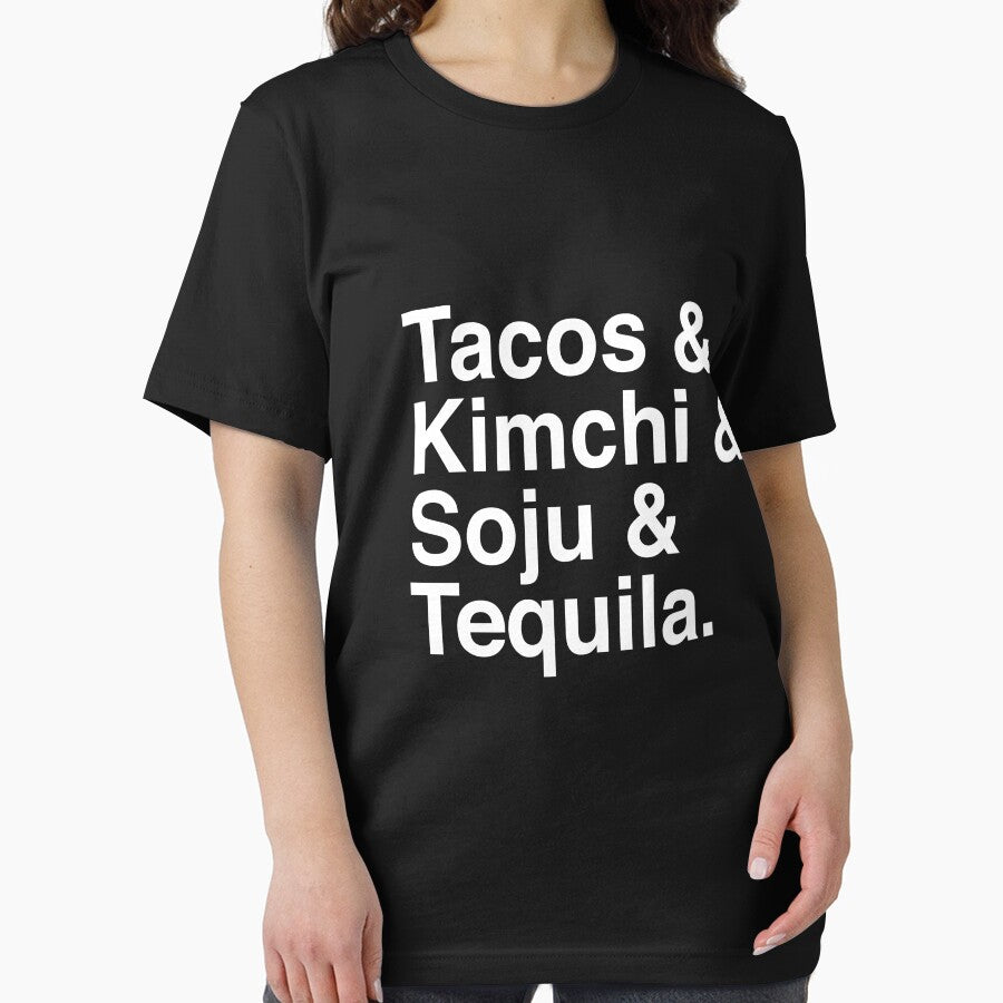 Tacos & Kimchi & Soju & Tequila Mexico Korea by CreativeStrike