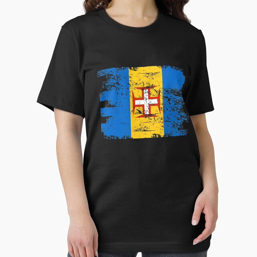 Madeira Shirt Gift Country Flag Patriotic Travel Africa Light by threadsmonkey