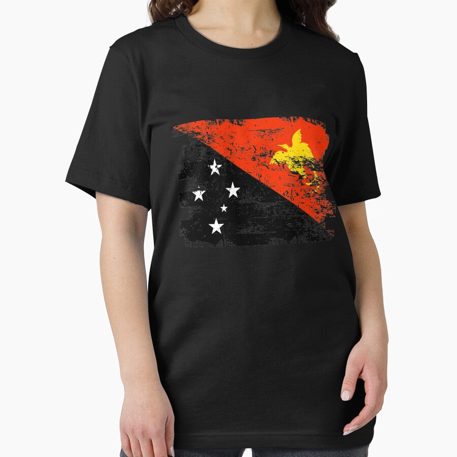 Papua New Guinea Shirt Gift Country Flag Patriotic Travel Oceania Light by threadsmonkey