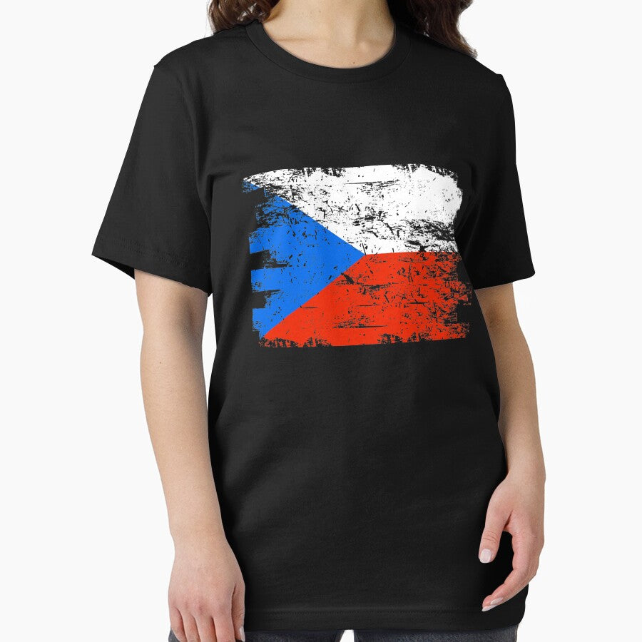 Czech Republic Gift Country Flag Patriotic Travel Shirt Europe Light by threadsmonkey